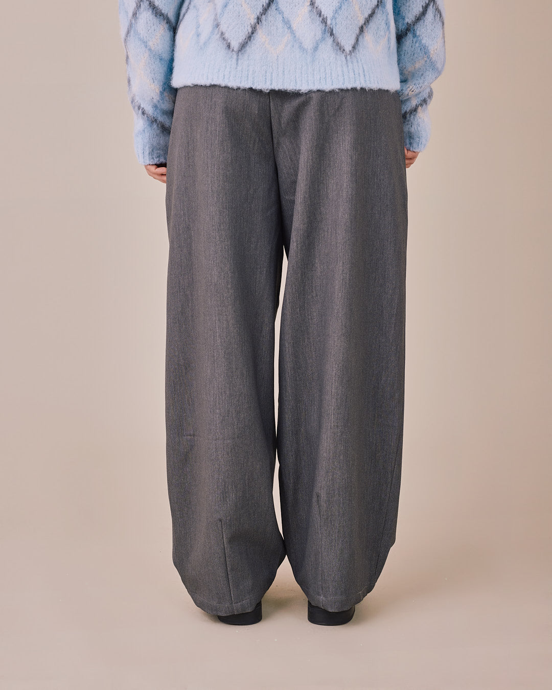 Relaxed Suit Pants - Dark Grey