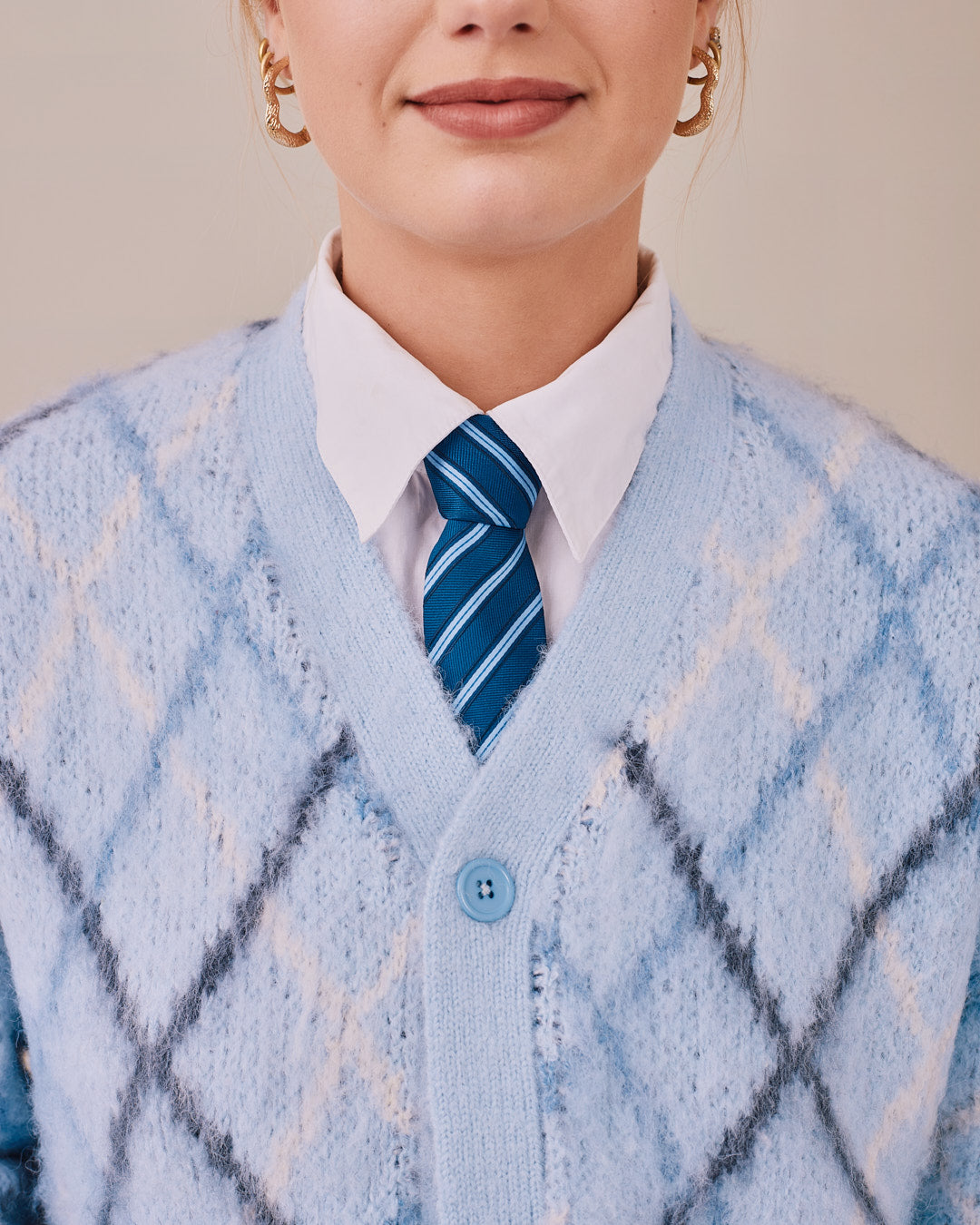 Tie - Blue Stripe