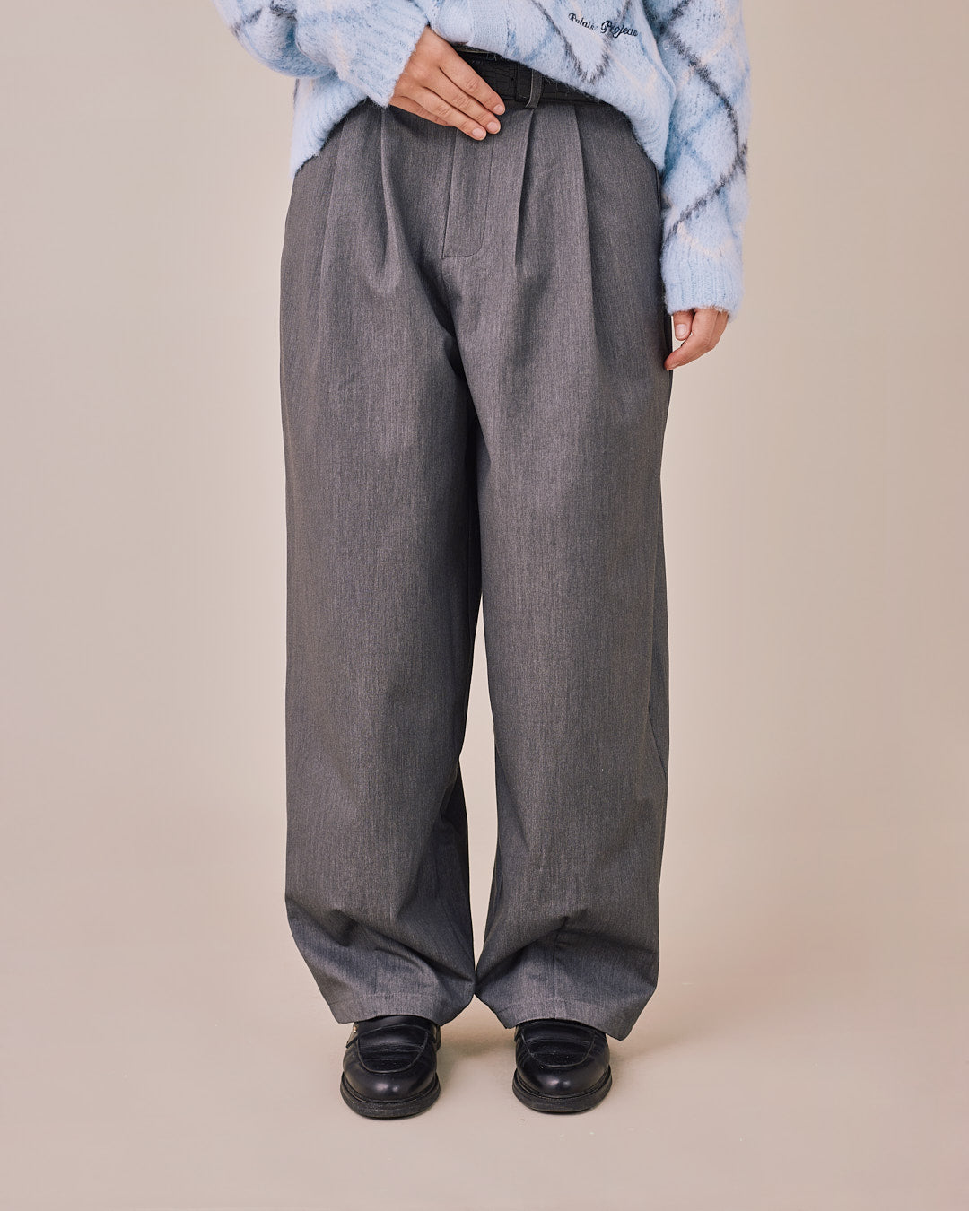 Relaxed Suit Pants - Dark Grey