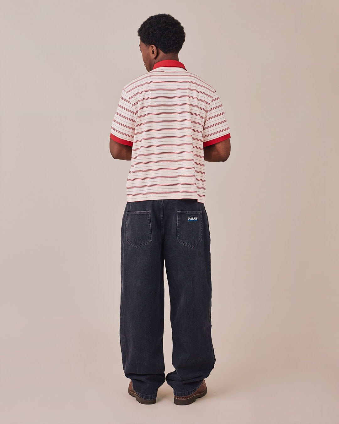SS Polo Shirt - Red Stripe