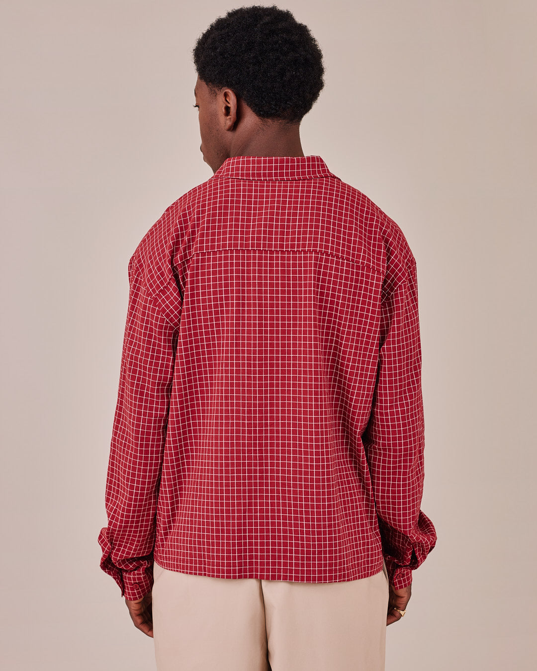 LS Checkered Shirt - Red