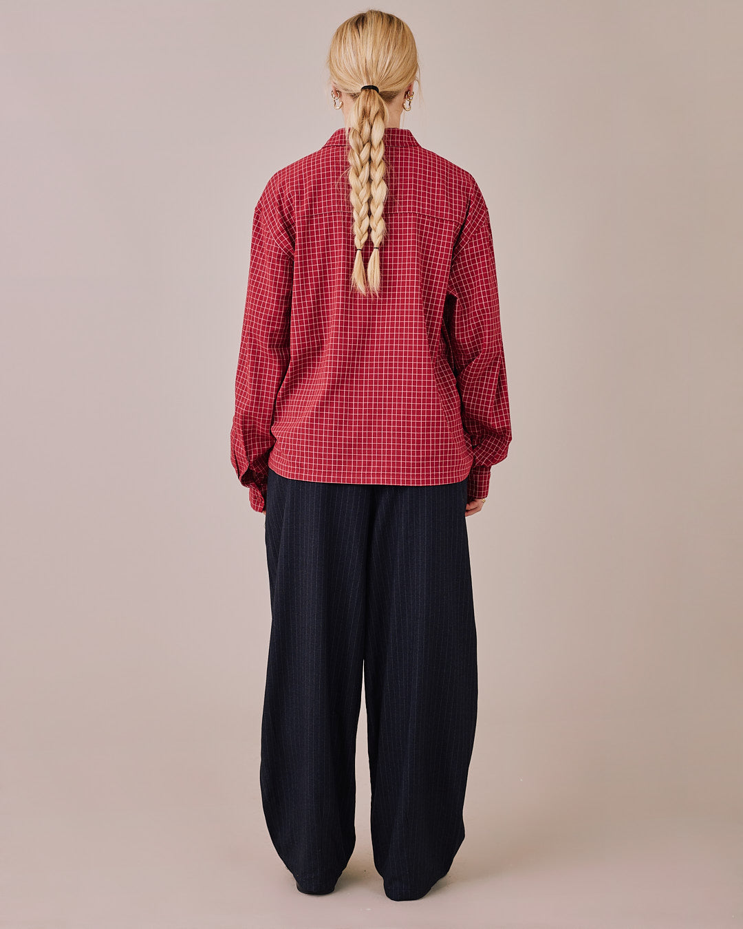 LS Checkered Shirt - Red