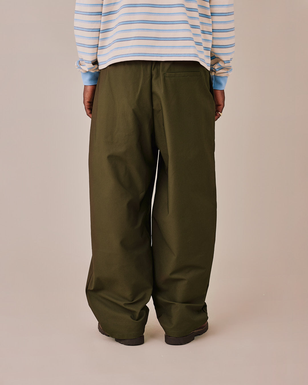 Baggy Twill Pants - Green