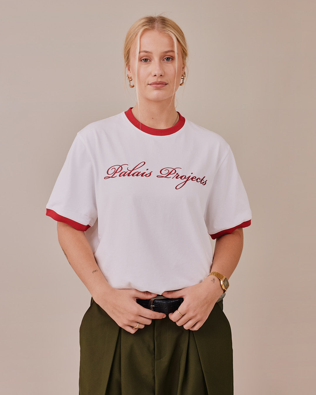 SS Fitted Tee - Red