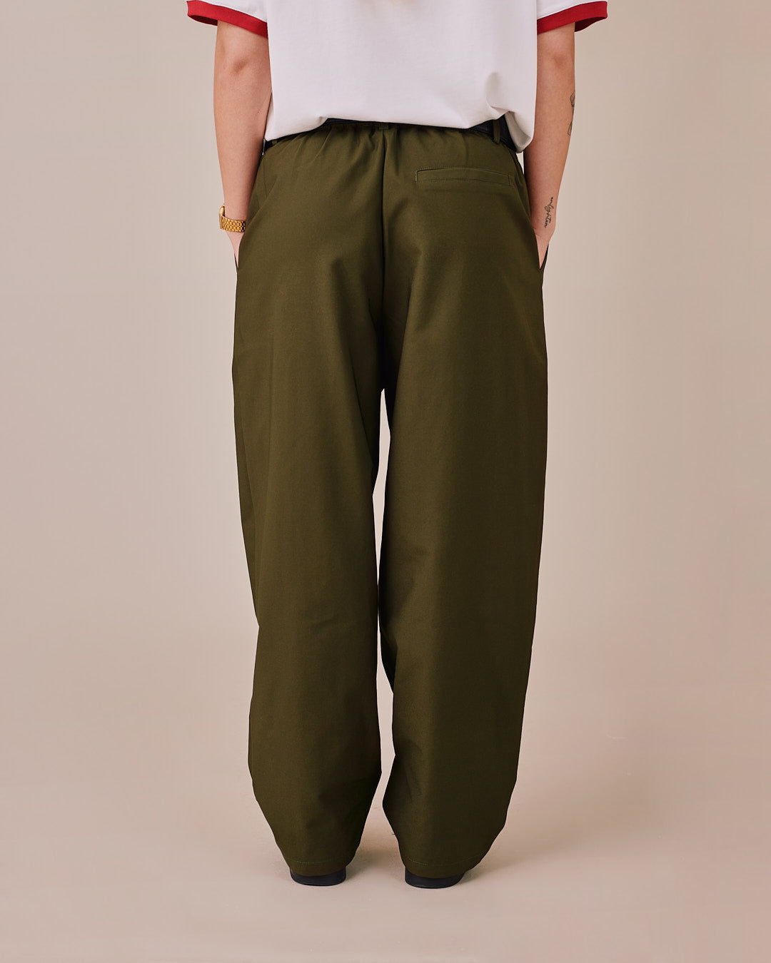 Baggy Twill Pants - Green
