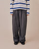 Relaxed Suit Pants - Grey Stripe