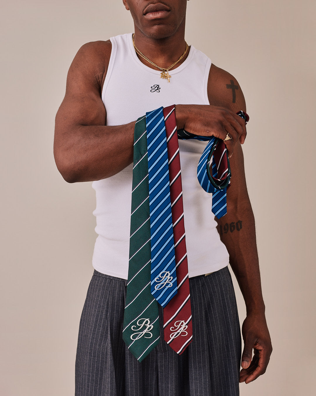 Tie - Blue Stripe