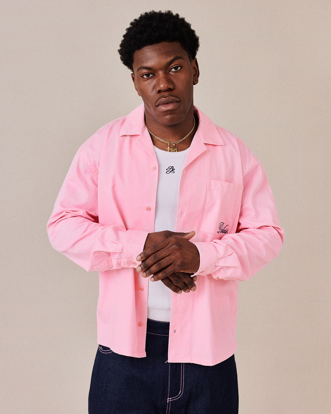 LS Canvas Flights Shirt - Pink