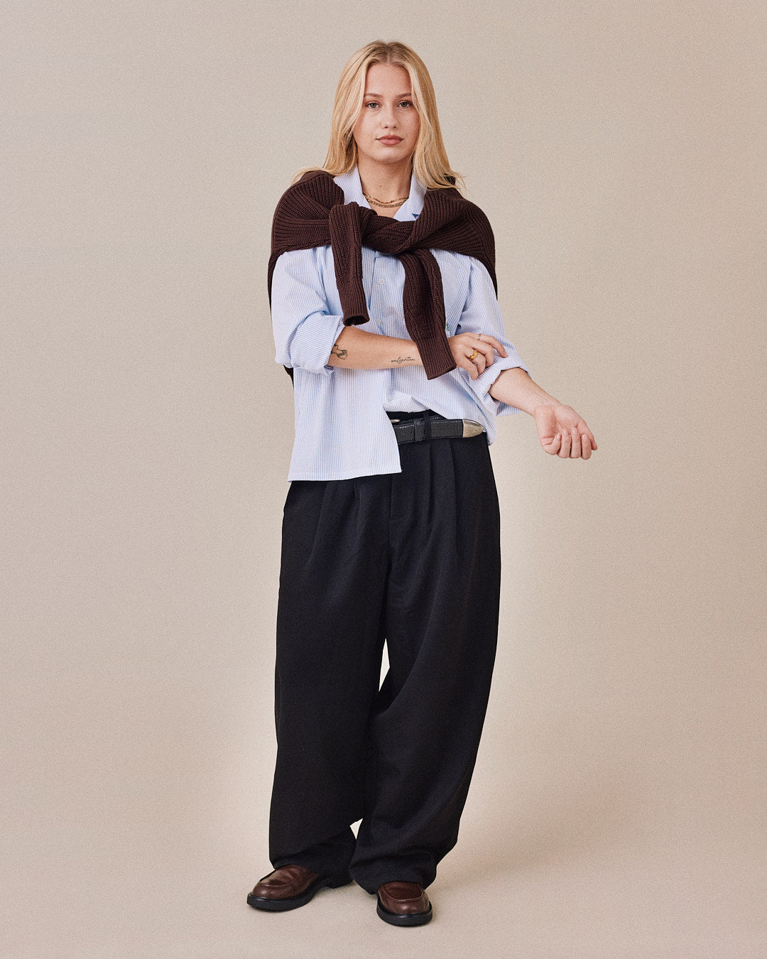 LS World Tour Shirt - Striped