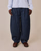 Baggy Pleated Jeans - Stripe