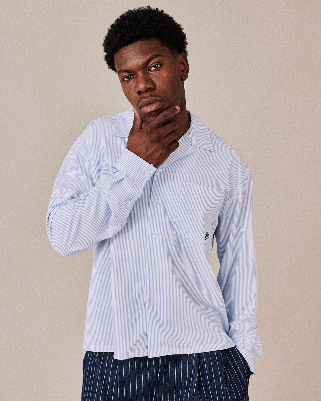 LS World Tour Shirt - Striped