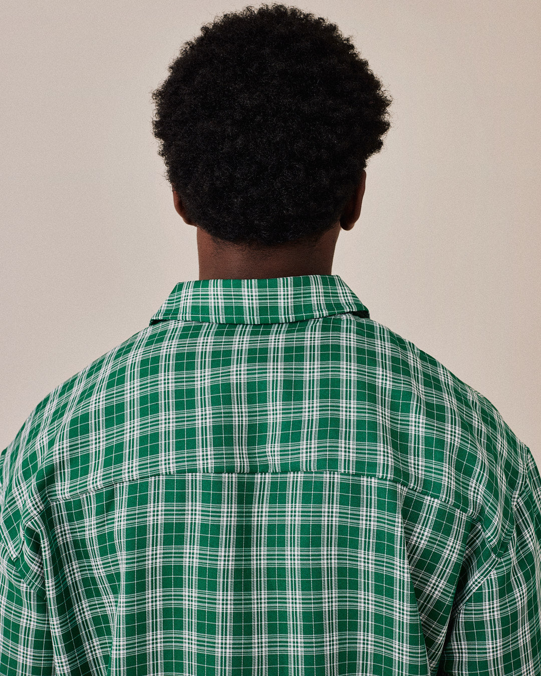 LS Checkered Shirt - Pine Green