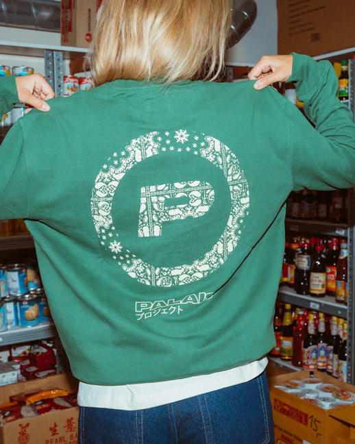 PAISLEY LOGO CREWNECK